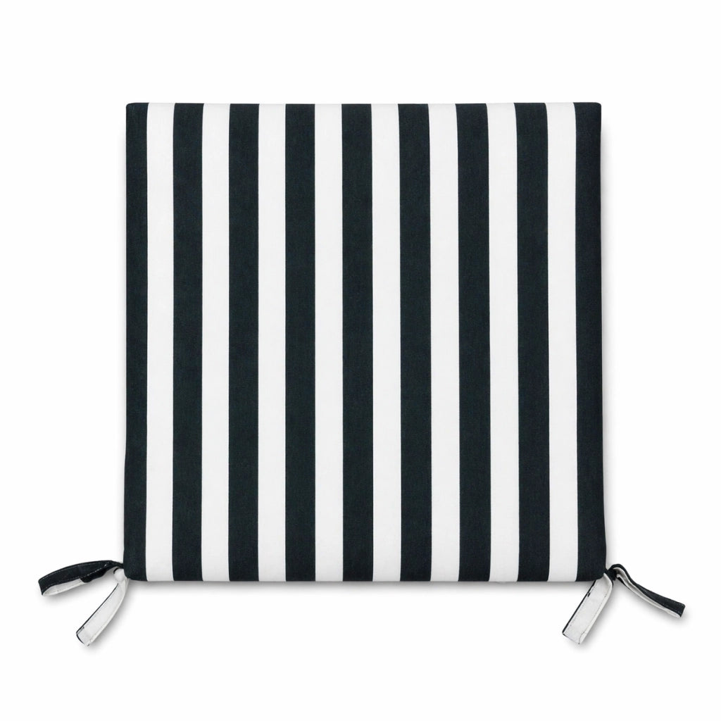Cuscino seduta per sedia 45x47cm con velcro in poliestere – Verde/Bianco