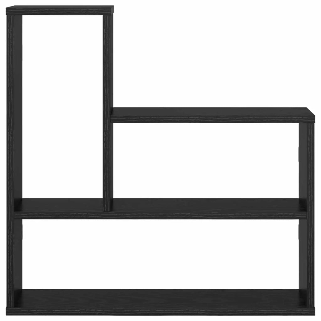 Scaffale da parete Rovere Nero 60 x 11 x 60 cm 8012165