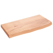 Piano Bagno Marrone 60x30x(2-4) cm Legno Massello Trattato CFW8945115