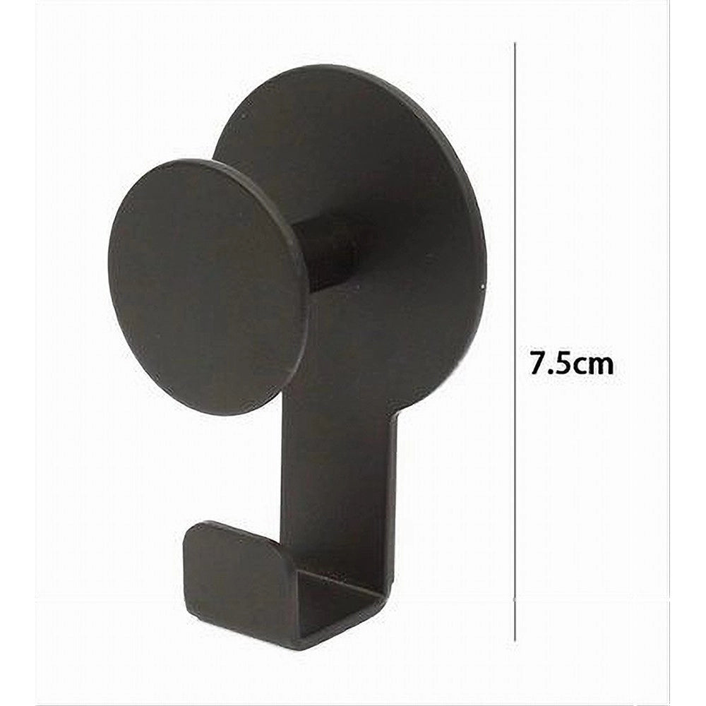 Trade Shop - Appendino Ganci Appendi Porta Asciugamano 1 Posto Doppio Bagno Casa Nero 59765 -