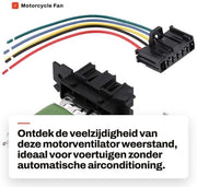 Resistore per ventilatore di motocicletta - Motori di riscaldamento - Funzionamento affidabile - Materiale in plastica - Resistenza al ventilatore - Adatto per diversi veicoli - Modello M...