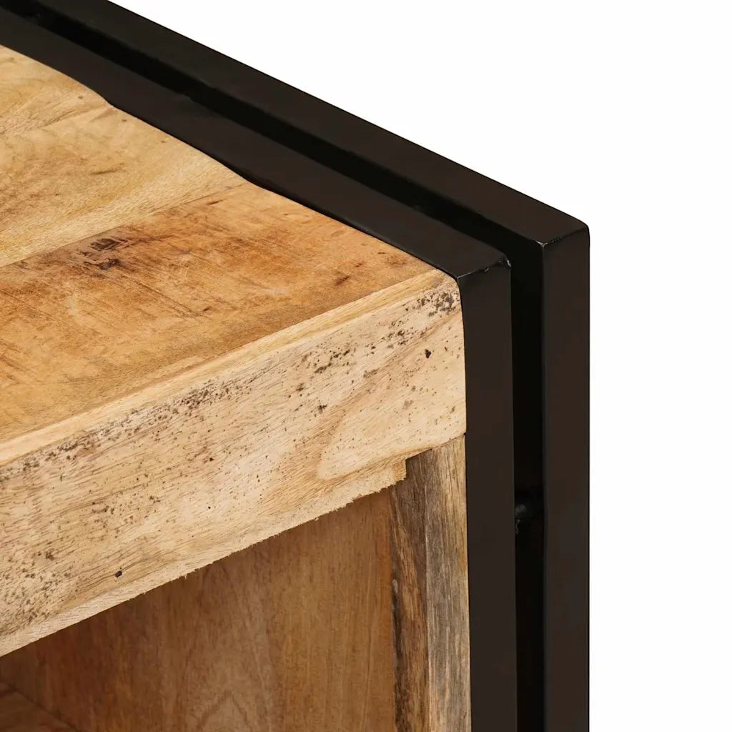 Armadio sottolavello con porta Marrone Legno di mango massello 4102772