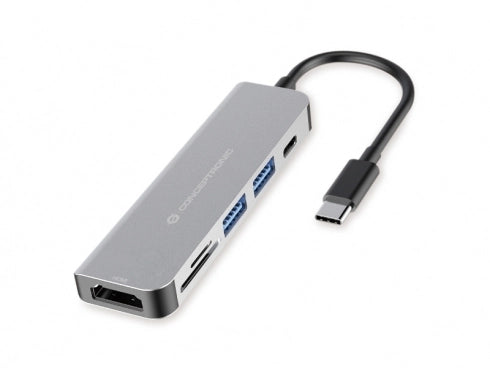 Docking station type c 6in1 1*hdmi/2*usb 3.0/1*usb c pd/1*sd - DONN02G