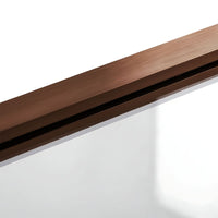 Schermo Vasca Pieghevole Rea Agat-2 100 Brush Copper