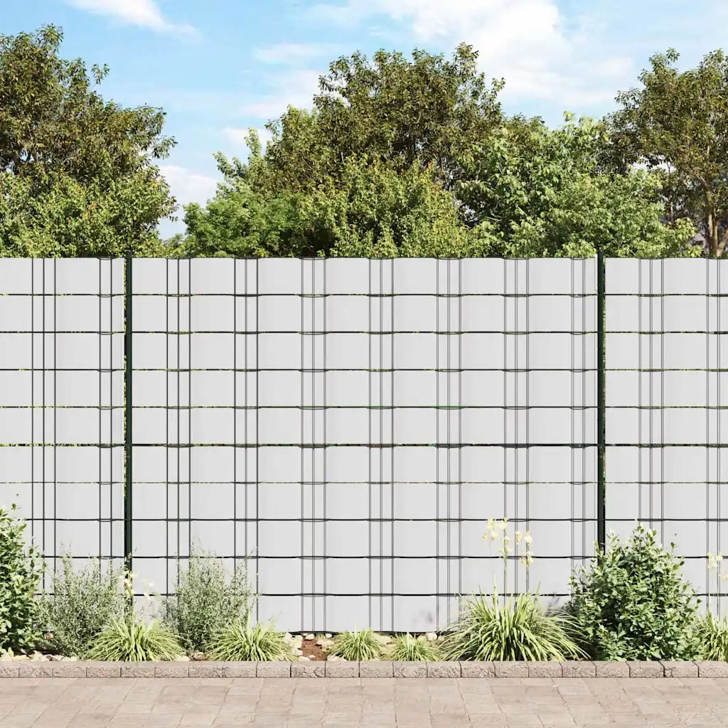 Recinzione Frangivento da Giardino PVC 70x0,19 m Bianco 147859