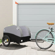 Rimorchio da Bici Nero e Grigio 45 kg in Ferrocod mxl 131877