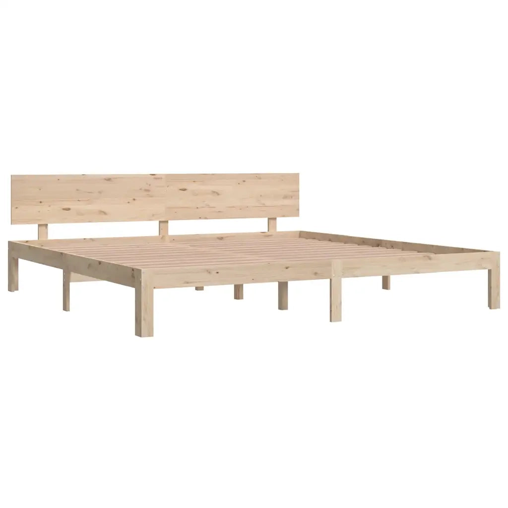 Giroletto-Struttura Letto in Legno Massello di Pino 200x200 cm 723079