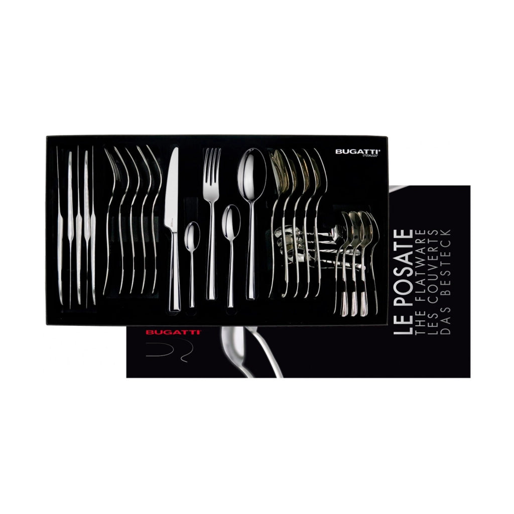 DUETTO, Posate Set 30 Pz, Scatola Gallery, Casa Bugatti