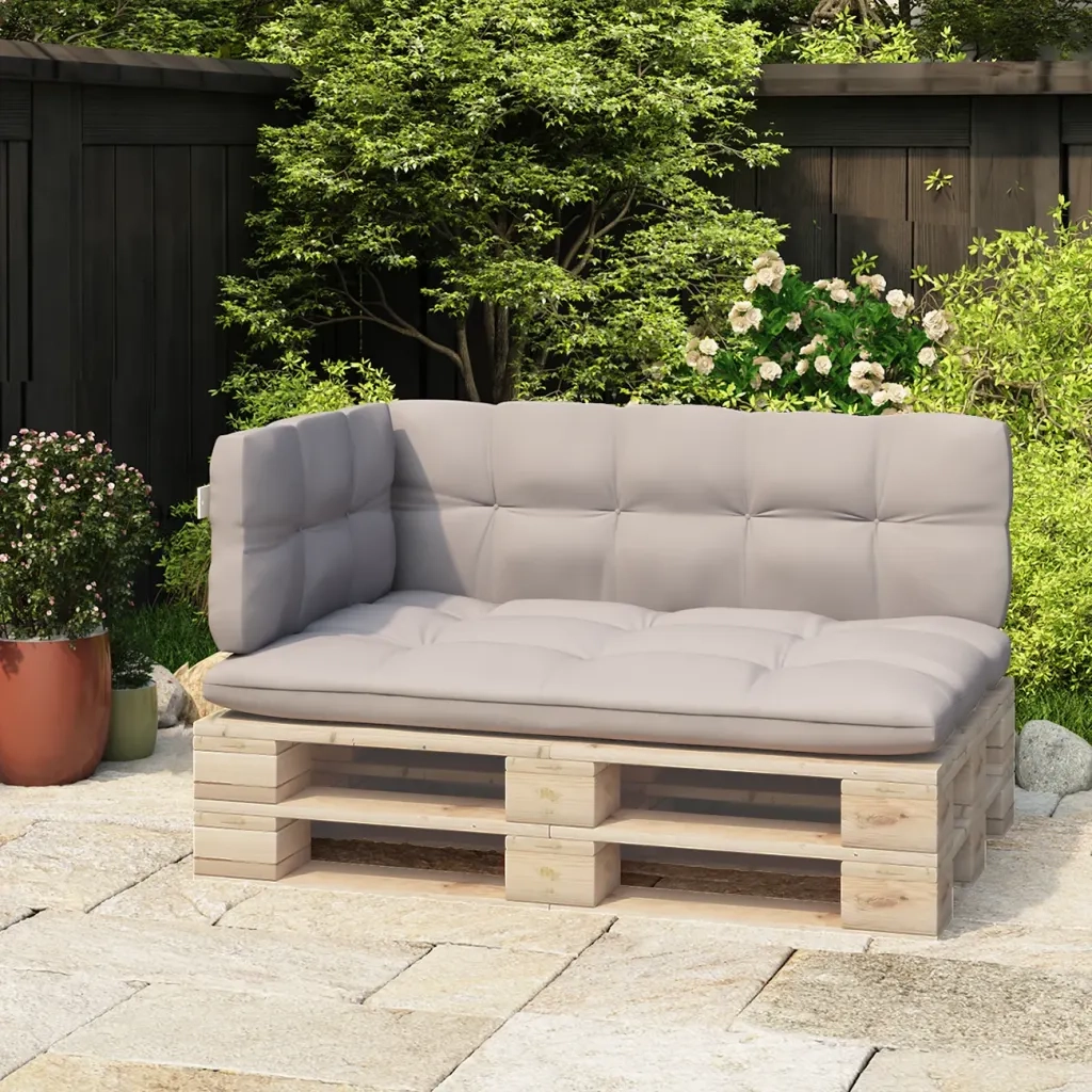 Schienale per Divano a Pallet Bianco 110 cm in Ferro CFW2457157
