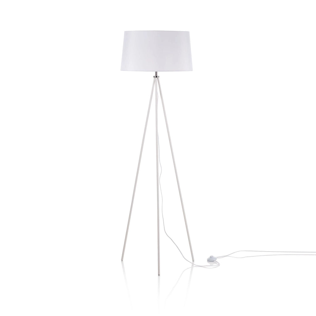 Lampada da terra SHEILA bianco