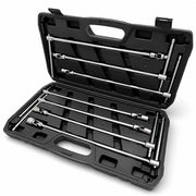 Set 7 Chiavi a T Snodate Doppio Snodo Lunghe 8-19 mm con Supporto