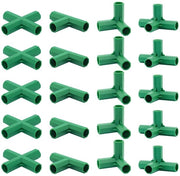 Connettore a 11MM - 20 pezzi - Connessione a bassa pressione - Adatto per climatizzatori - Supporto stabile - Materiale in plastica