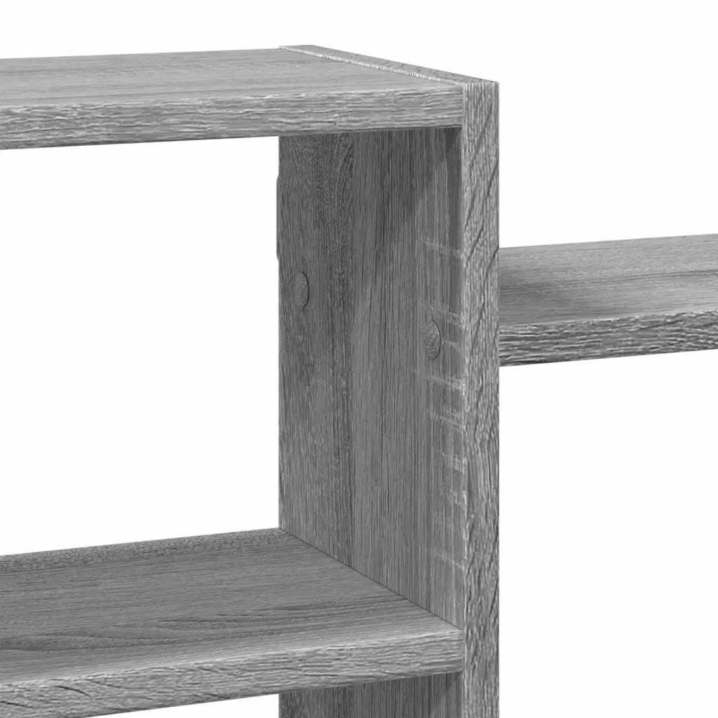 vidaXL Mensola a Muro Grigio Sonoma 129x18x42 cm in Truciolato