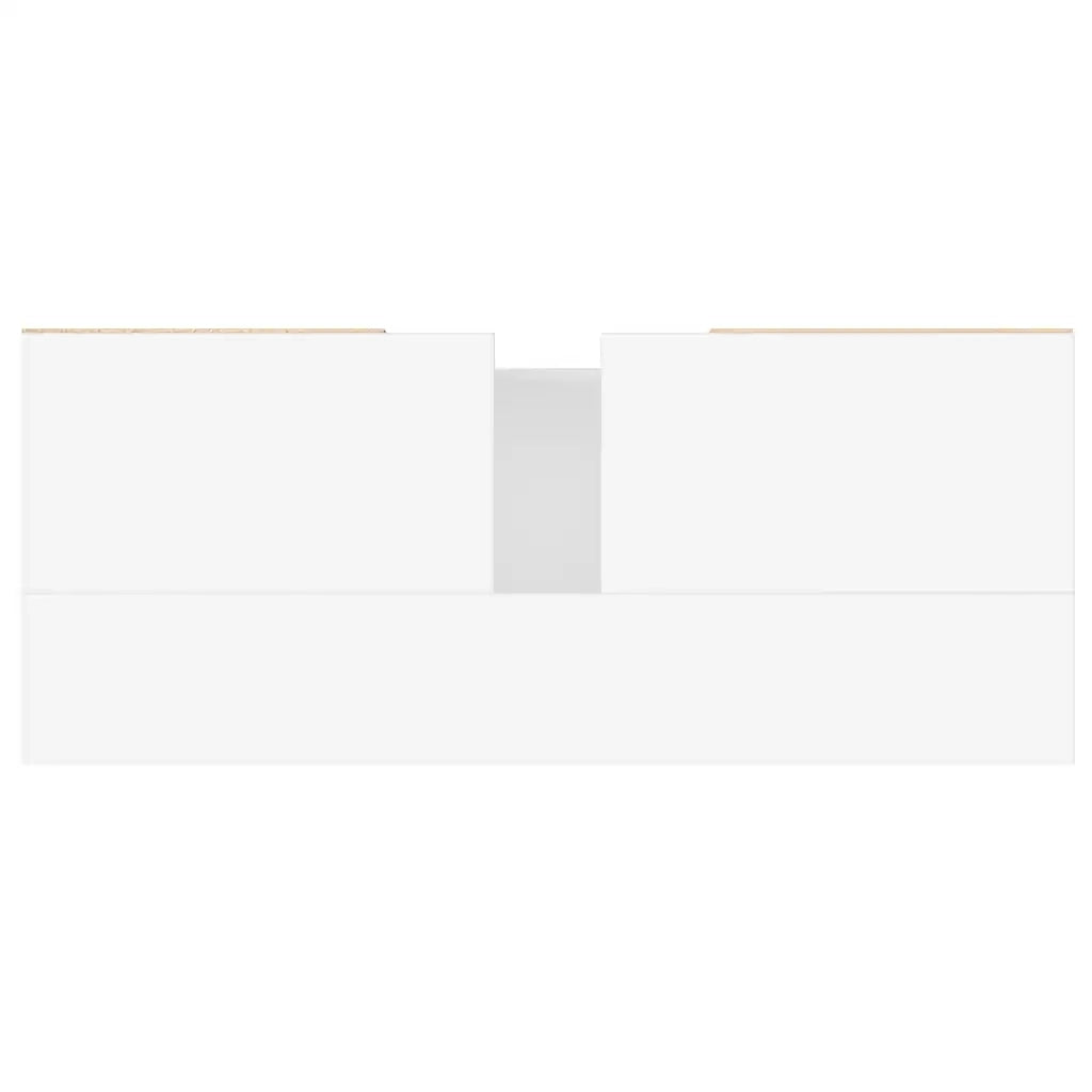 Mobile da Bagno Bianco 80x33x60 cm in Legno Multistrato 831660