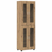 Credenza | Madia | Buffet da pranzo | Armadio da pranzo con porta FLORIN Rovere artigianale 60 x 35 x 182 cm