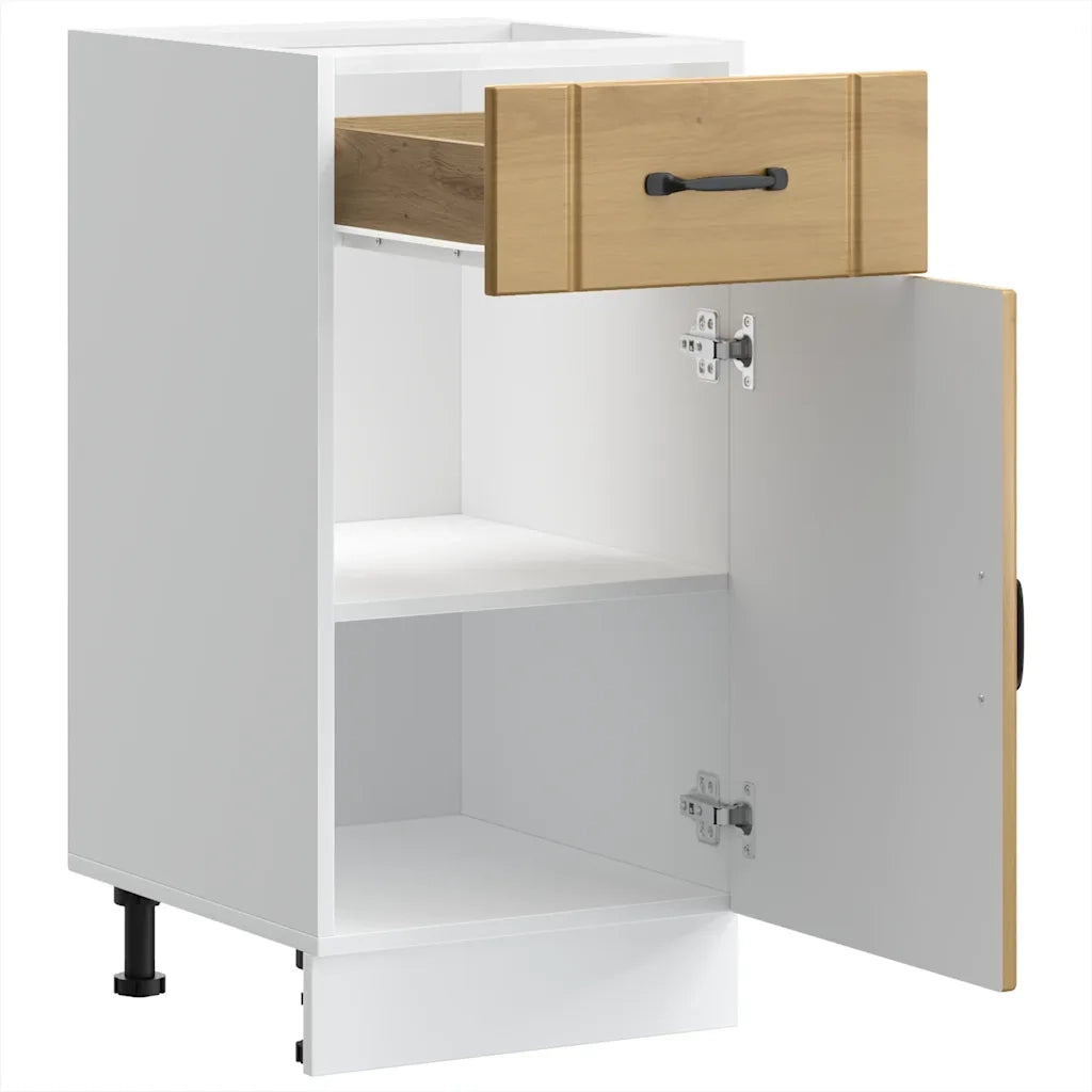 vidaXL Base da Cucina Lucca Rovere Sonoma in Legno Multistrato