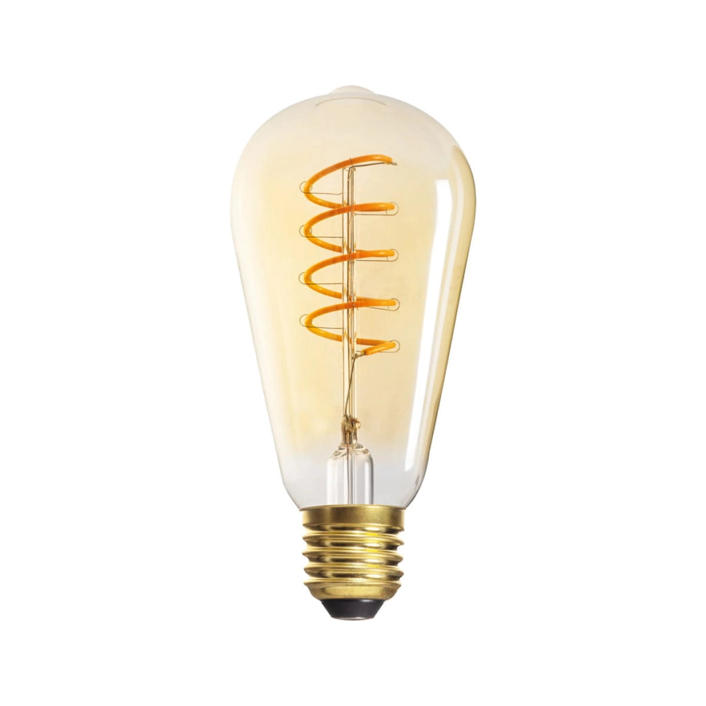 Lampadina LED Filament ST64 E27 4W 1800K Ambra Kanlux