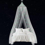 Ombrellone per bambino con baldacchino a stelle - Rete antizanzare - Letto per bambini