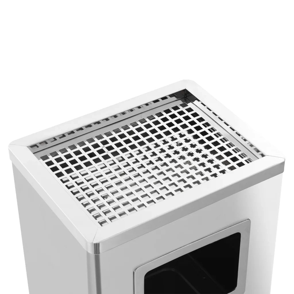Pattumiera con Posacenere da Albergo 45 L Acciaio Inox 51092