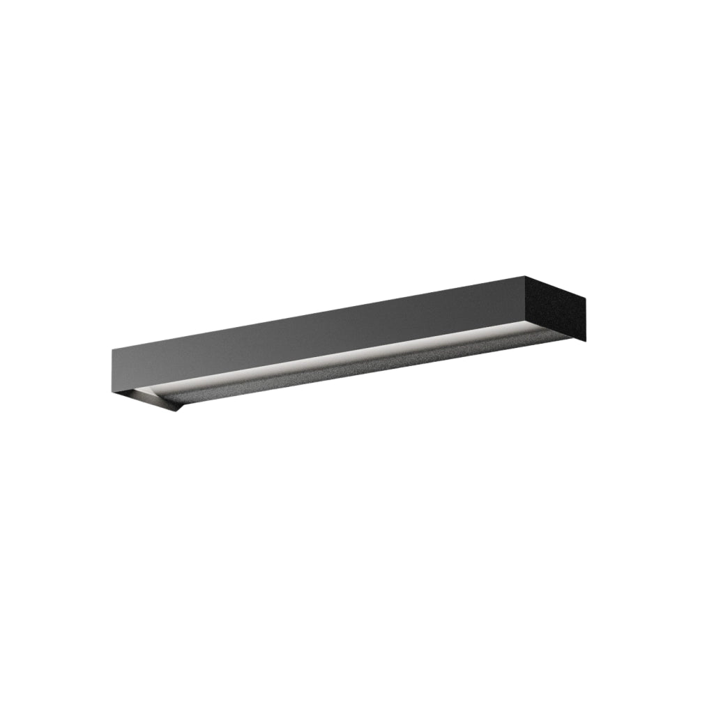 Lampada a Parete LED GAP 20W 980lm 3000K Alluminio Nero Opaco Dimmerabile Taglio Fase - Gealuce