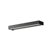 Lampada a Parete LED GAP 20W 980lm 3000K Alluminio Nero Opaco Dimmerabile Taglio Fase - Gealuce