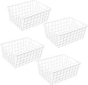 Scatola di stoccaggio - 28 x 22 x 12 cm - Metallo - Ventilata - Sostenibile - Maniglie a entrambi i lati - Scatole di stoccaggio