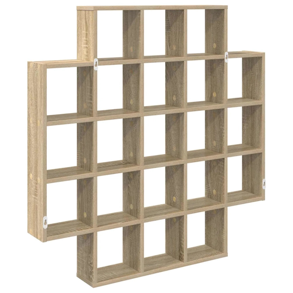 Scaffale da parete Rovere Sonoma 100 x 13 x 100 cm 8012246