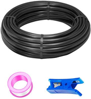 Slang Pneumatica 20 m - Slang per Luce - Materiale PU - Diametro Esterno 10 mm - Diametro Interno 6,5 mm - Incluso Taglieraggio Tubo/Teflon - Condotta di Vapore