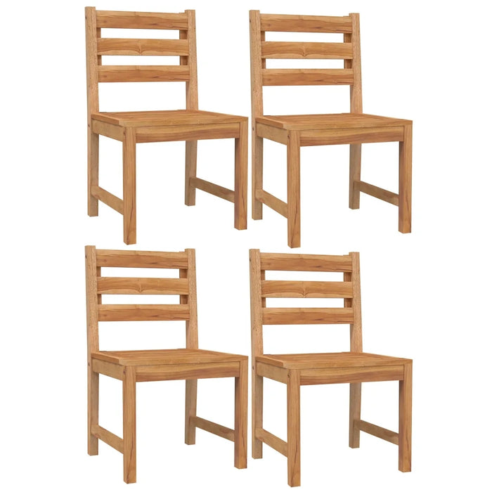 Set da Pranzo per Giardino 5 pz in Legno Massello di Teak cod mxl 43668