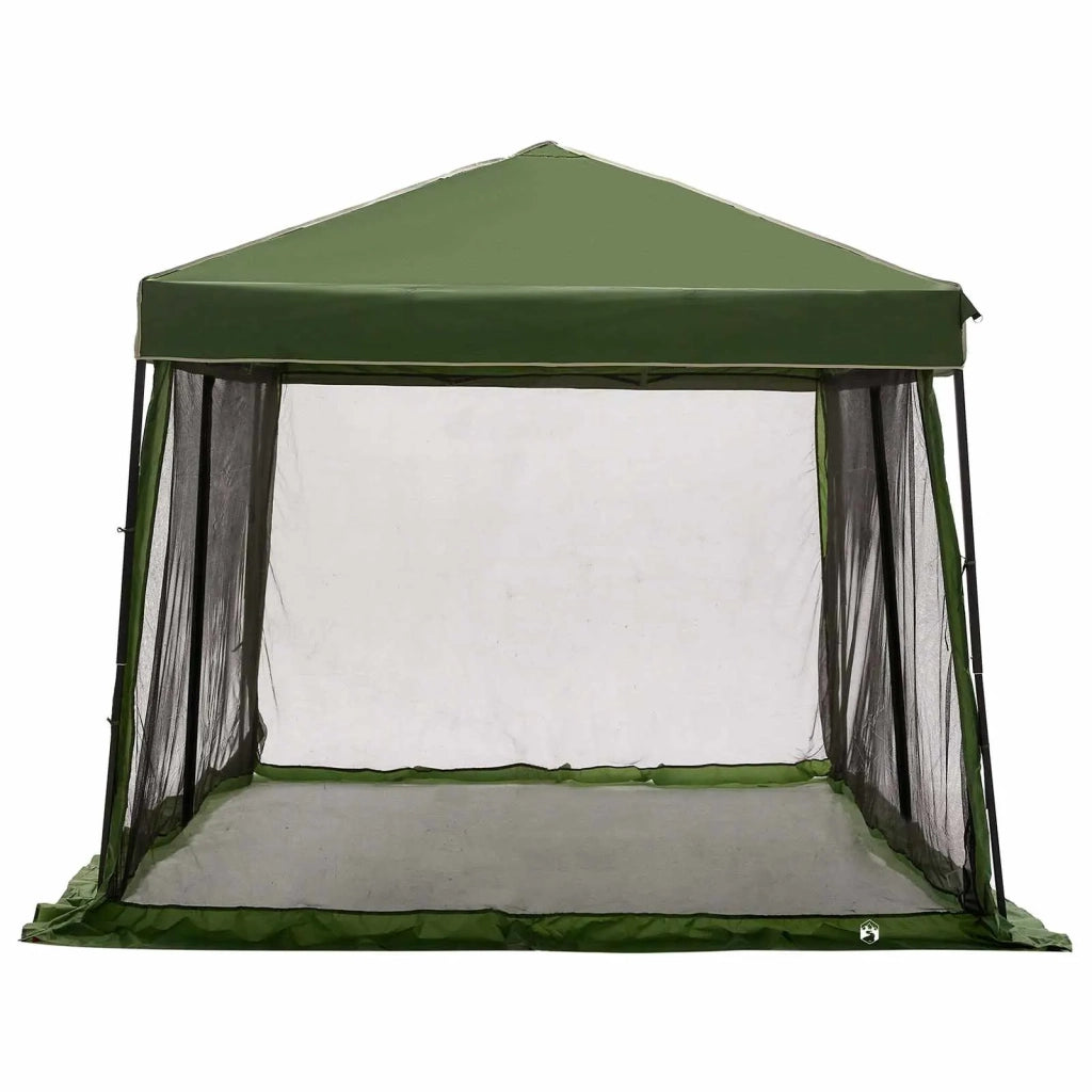 Set di Tende da Campeggio 2 pcs Verde Taffeta e Tessuto