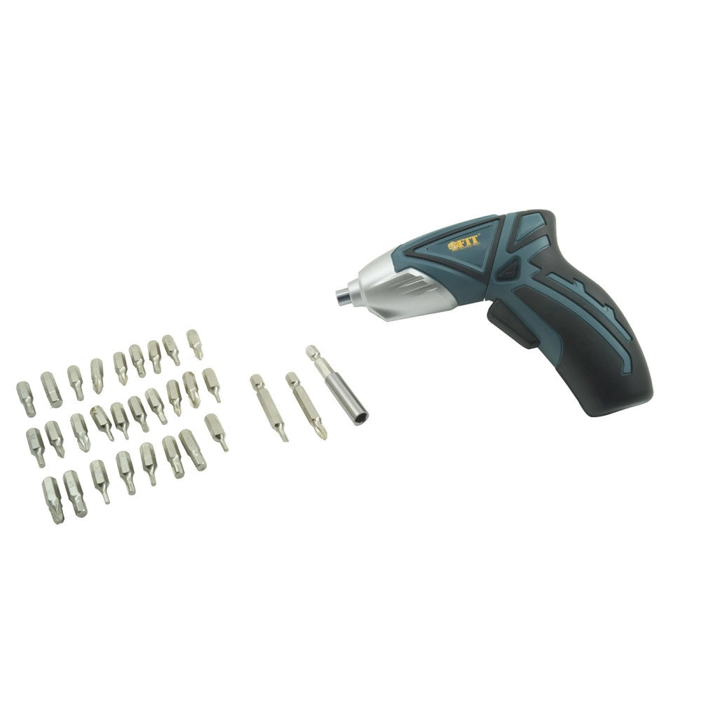 Trade Shop - Kit Avvitatore Cacciavite Ricaricabile Snodabile Inserti 30pz Sd-48al -