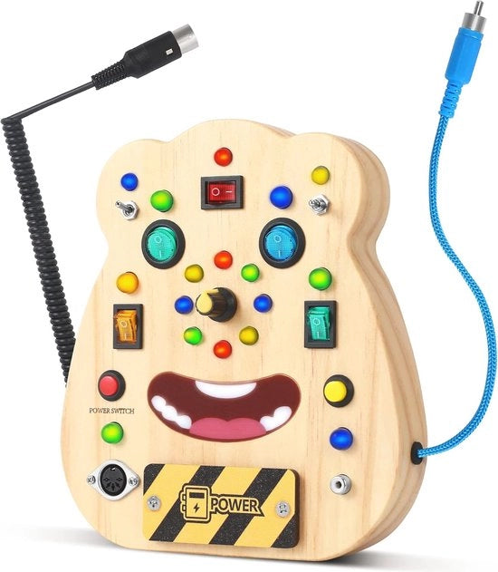 Tavolo di Gioco per Bambini con Illuminazione LED e Suoni