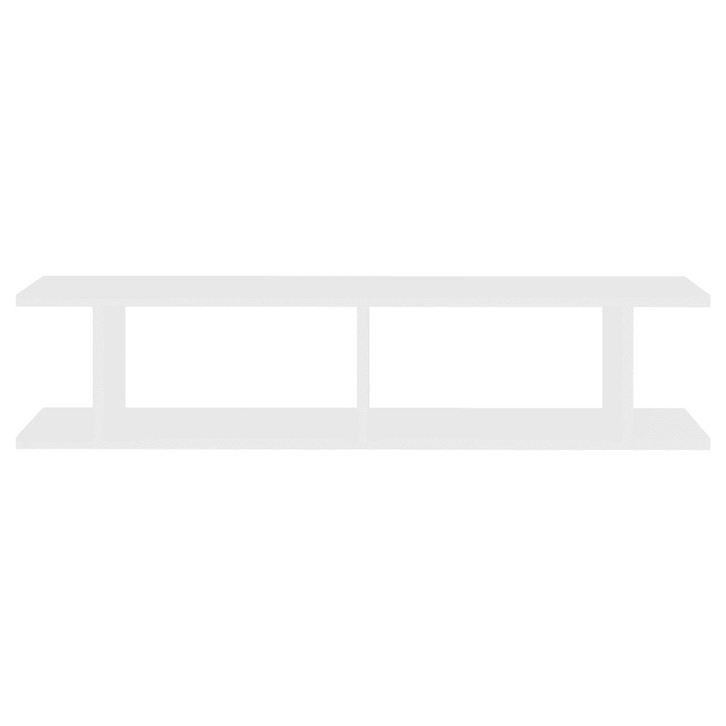 Mensole a Muro 2 pz Bianche 90x18x20 cm in Truciolato cod mxl 64788