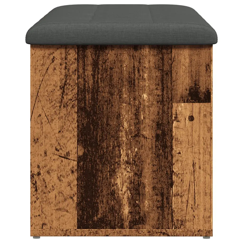 Panca Portaoggetti Legno Antico 102x42x45 cm Legno Multistrato 857619