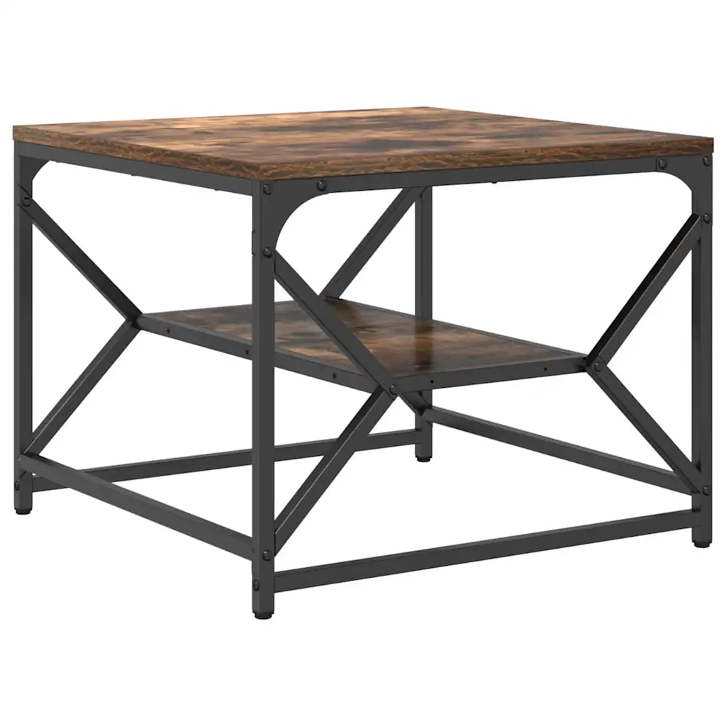Tavolino da Salotto-Tavolino da soggiorno-Tavolo Rovere fum¨¦ 51 x 50 x 40 cm