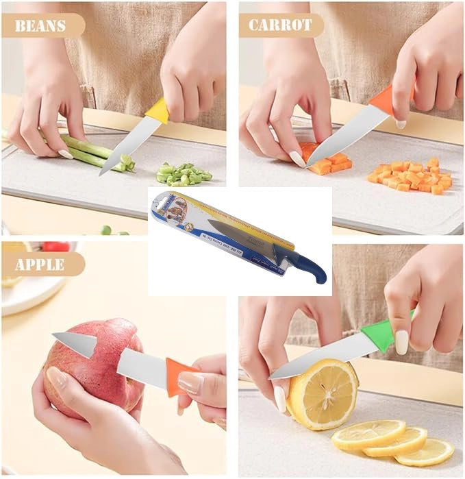 COLTELLO DA CUCINA CON MANICO IN PLASTICA 18 cm - DE LUCA COLTELLERIE