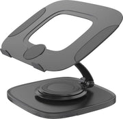 Regolabile in altezza stand per laptop SVITA IKSAN - elevazione per notebook - inclinabile e in alluminio - nero
