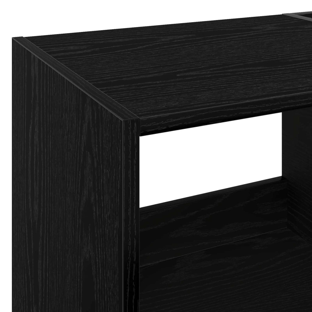 Supporto per giradischi Rovere Nero 82 x 39,5 x 82,5 cm 8012883