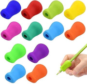 Oggetti da disegno - Penna tenuta Ergonomica - 12 pezzi - Silicone - Aiuto alla scrittura per bambini - Presa migliorata della matita - Duraturo e riciclabile