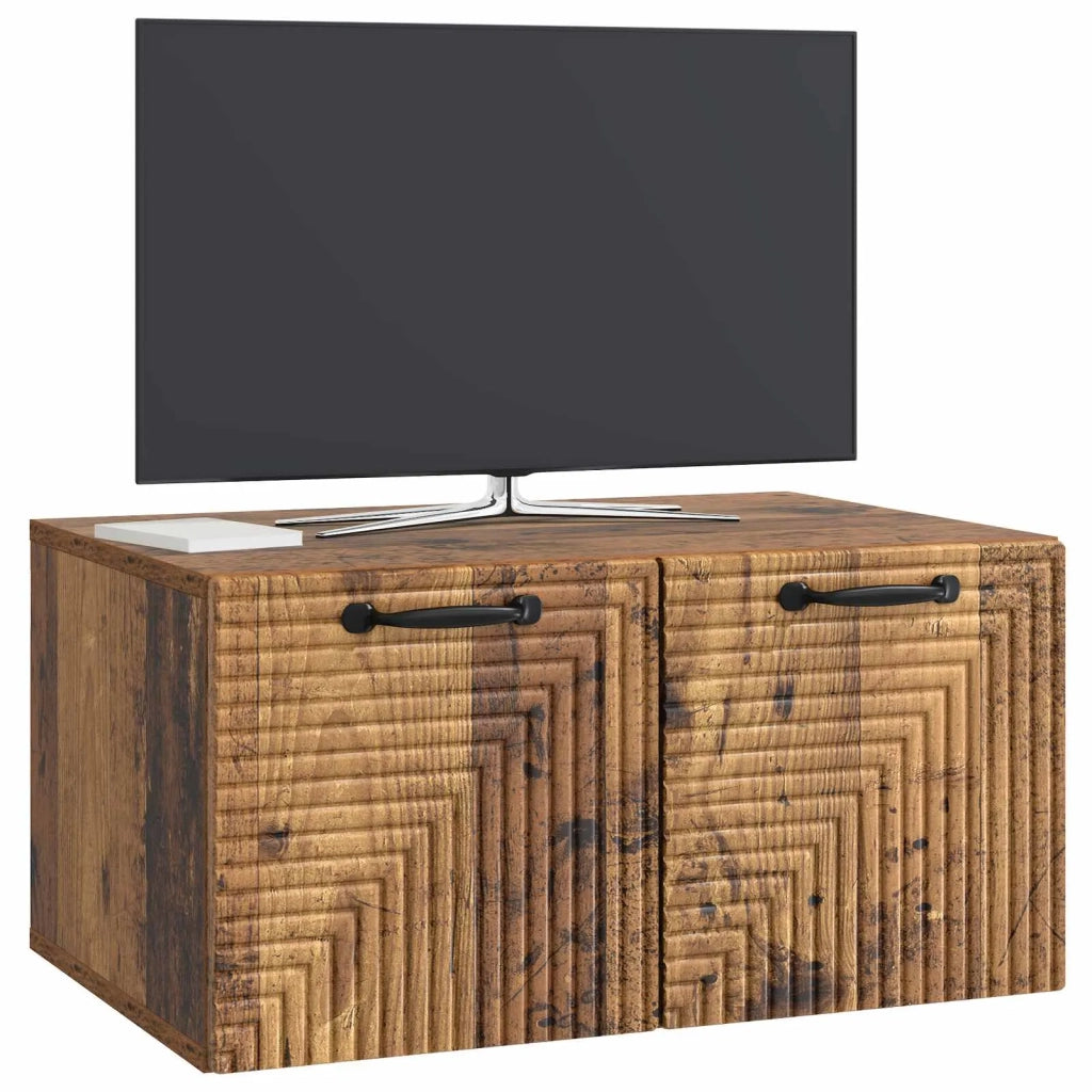 Mobile Porta TV da Muro Legno antico 59,5 x 41 x 30 cm 898683