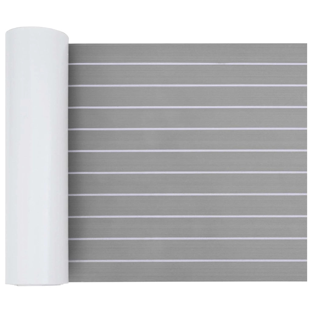 Tappetino per Barche Grigio chiaro e bianco 240 x 60 cm EVA CFW4409342