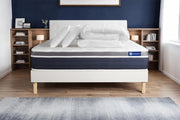 Pacchetto letto completo - Materasso 200x200cm + Box spring con doghe (kit) + 2 cuscini + Piumino - Actiflex Confort