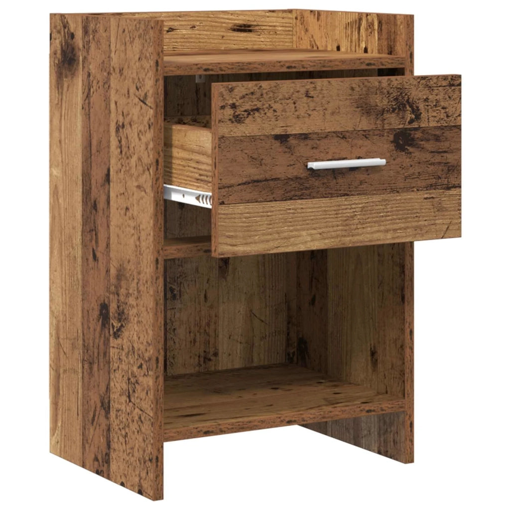 Comodini 2 pz Legno antico 40 x 30 x 60 cm Legno ingegnerizzato 8010992