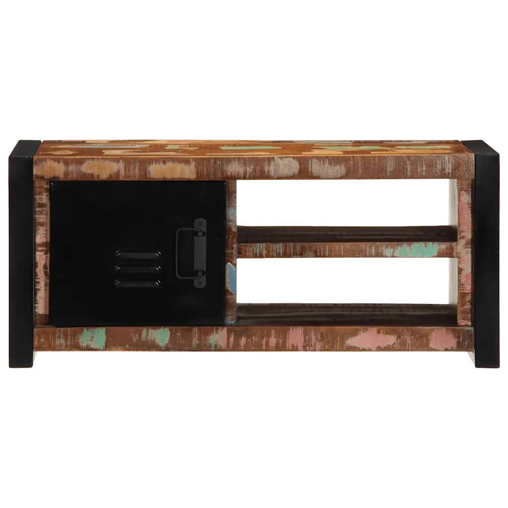 Mobile Porta TV 80x30x35 cm in Legno Massello di Recupero 4013592
