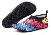 Scarpe da ginnastica in gomma con suola spessa - misura XL/(40-41) - altezza 24-25 cm - scarpe da bagno leggere e respiranti - scarpe da immersione - scarpe da tennis - scarpe da spiaggia e calze - per piedi nudi, yogasche e calze idonee per la pelle