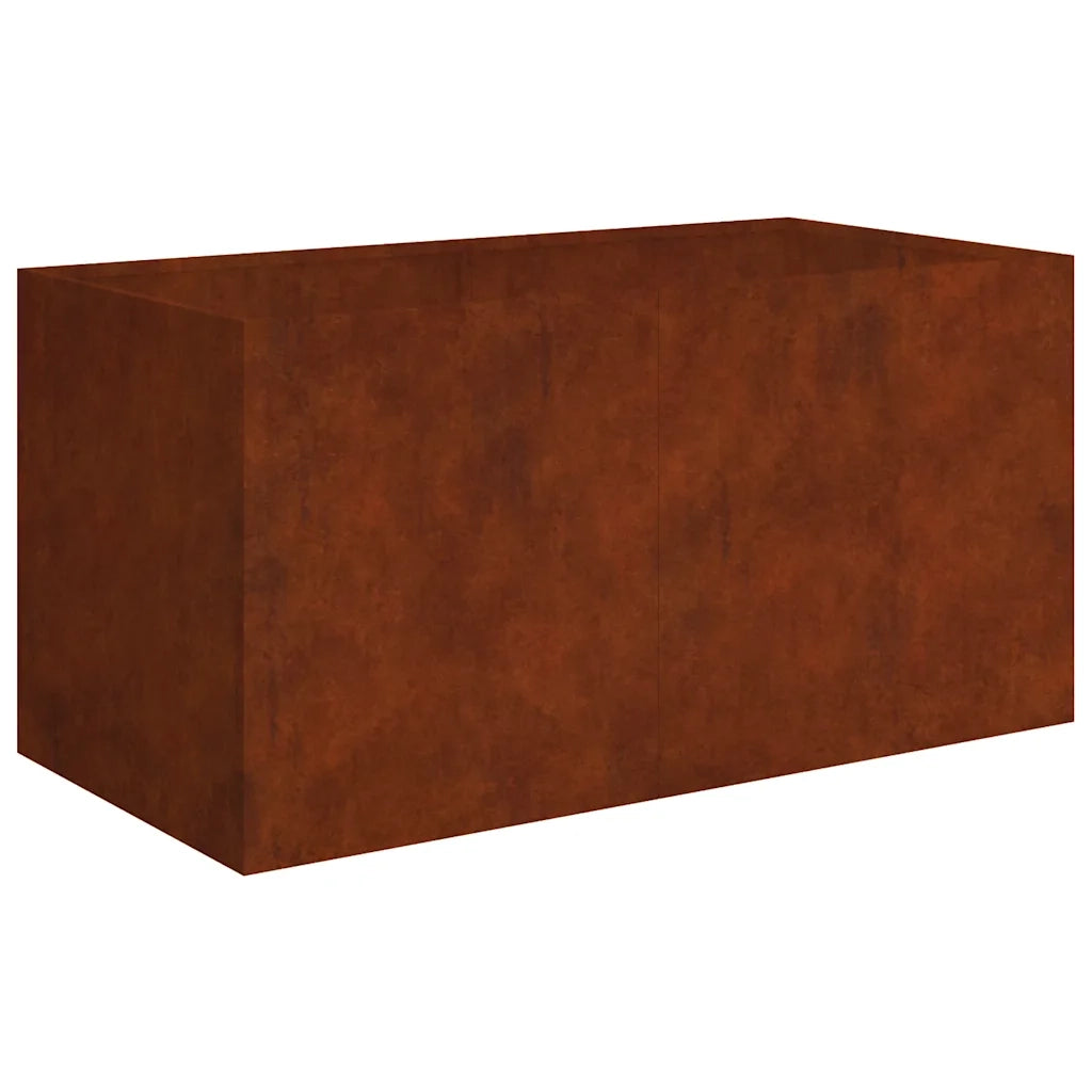 Fioriera 80x40x40 cm in Acciaio Corten 824530
