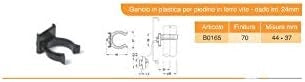 GANCIO ABS PER ZOCCOLO CUCINA D.30 PZ.20