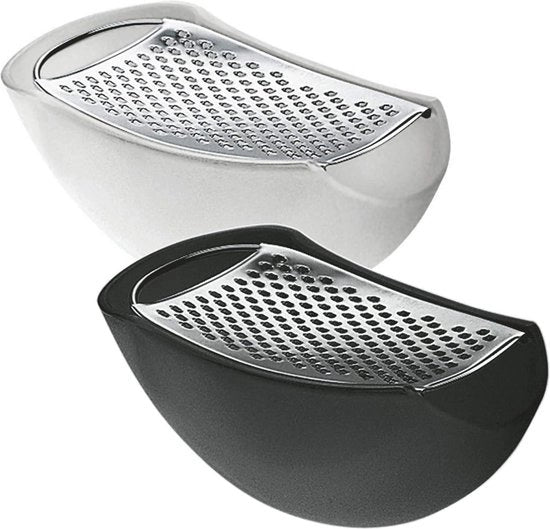 Design Rasp con Cassetta Formaggio - Hars Termoplastico - Acciaio Liscio - AARU01 - Gelato