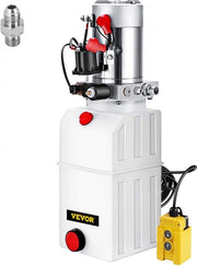 Aggregato idraulico 12VDC 6 Quart monooperante per rimorchio scarico 3200PSI