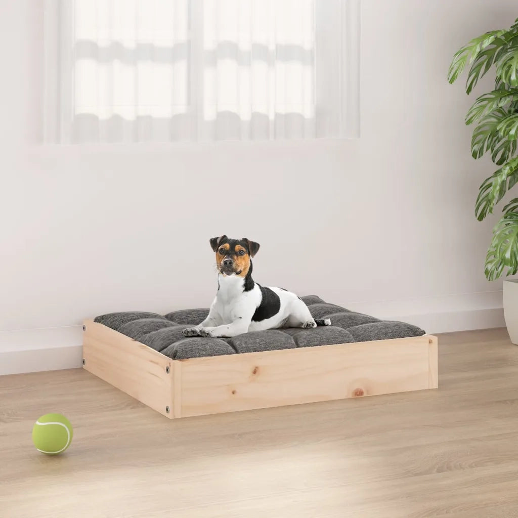Cuccia per Cani 51,5x44x9 cm in Legno Massello di Pino cod mxl 41023